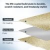Dual-Sided Textured PEI Build Plate with & without QR Code for Bambu Lab X1/P1/A1 – 257×257mm Spring Steel Plate - Image 4