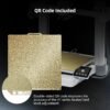 Dual-Sided Textured PEI Build Plate with & without QR Code for Bambu Lab X1/P1/A1 – 257×257mm Spring Steel Plate - Image 6