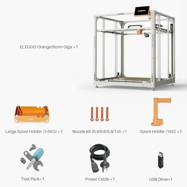 ELEGOO OrangeStorm Giga FDM 3D Printer - Image 5