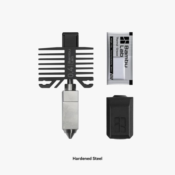 Bambu Lab Hotend with Nozzle (0.4mm/0.6mm/0.8mm) Stainless Steel & Hardened Steel - Image 2