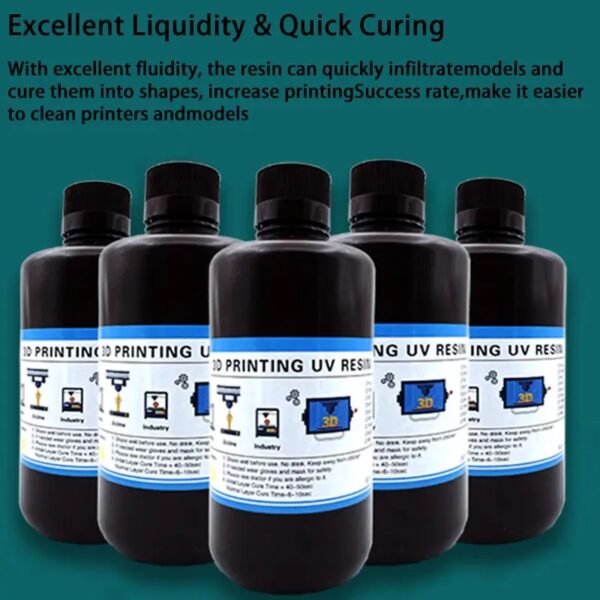 RCZ Temporary Crown 3D Printing Resin for LCD/DLP Printer, High Precision Non-toxic A2 Color Liquid Dental, 250g - Image 3