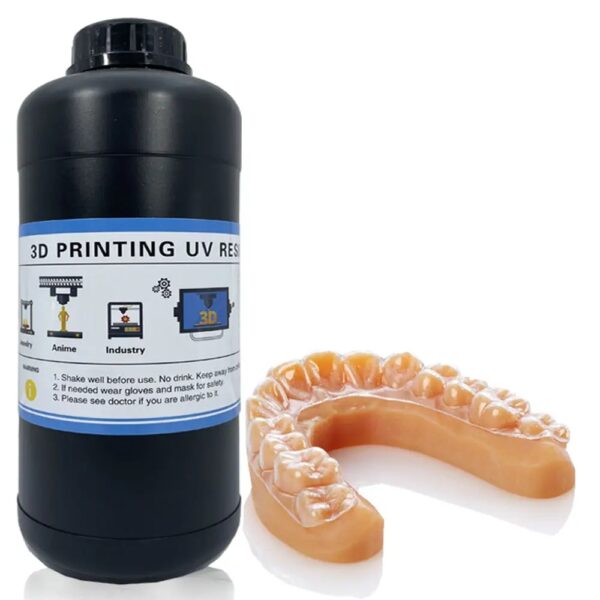 RCZ Temporary Crown 3D Printing Resin for LCD/DLP Printer, High Precision Non-toxic A2 Color Liquid Dental, 250g - Image 5