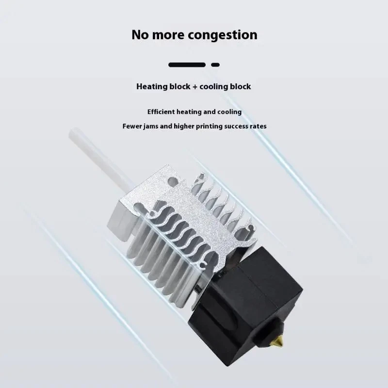 Ender-3 V3 SE Hotend Kit with Heatsink (with 0.4 Brass Nozzle, Stainless Steel Throat) - Image 4