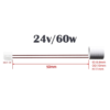 Creality Ender-3 V3 KE ceramic Heater and Thermistor - Image 3